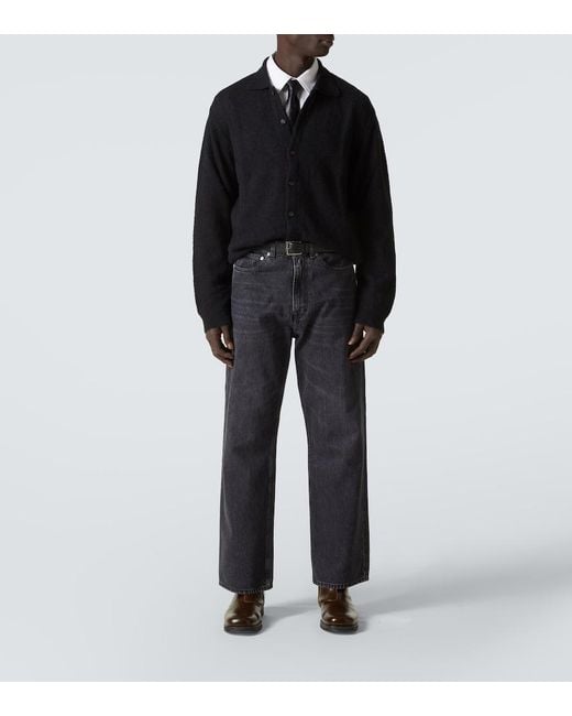 Our Legacy Black Alpaca-Blend Cardigan for men