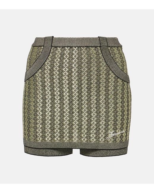 Jacquemus Green Marino Knitted Skort