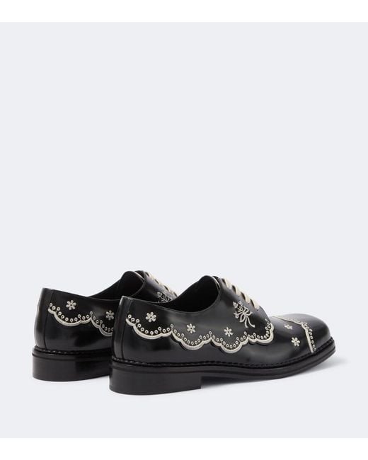 Brogues di Simone Rocha in Black da Uomo