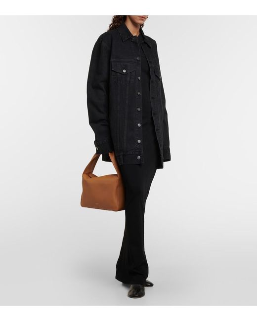Khaite Black Cotton Denim Jacket