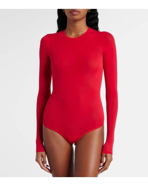 Wardrobe NYC Red Body Aus Mesh