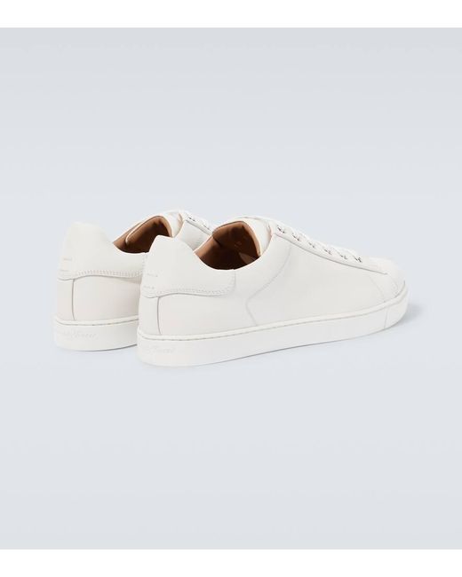 Gianvito Rossi Sneakers aus Leder in White für Herren