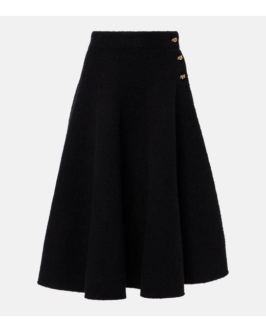 Midi Skirts Bottega Veneta de color Black
