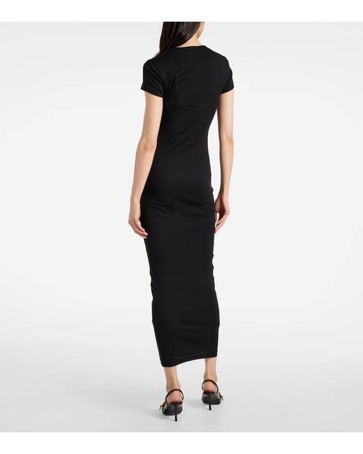 Wardrobe NYC Black Cotton Maxi Dress