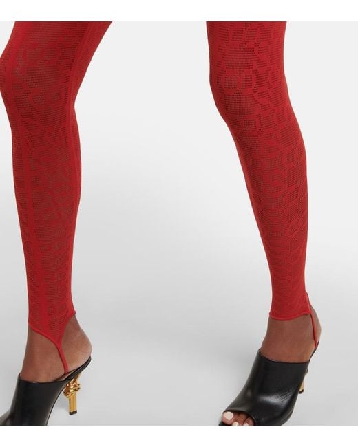 X Simkhai - Jumpsuit Intricate Pattern di Wolford in Red