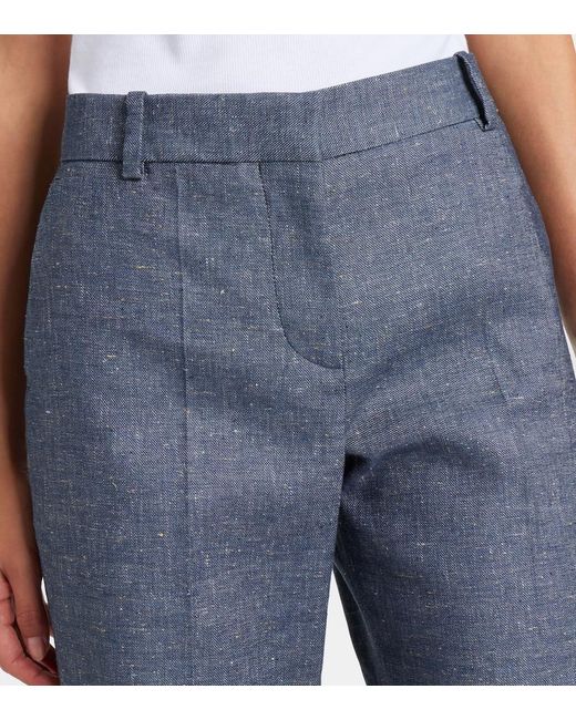Altuzarra Blue Fossett Bootcut Pants