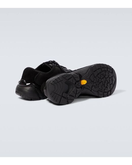 Sneakers Klove in pelle con suede di Our Legacy in Black da Uomo