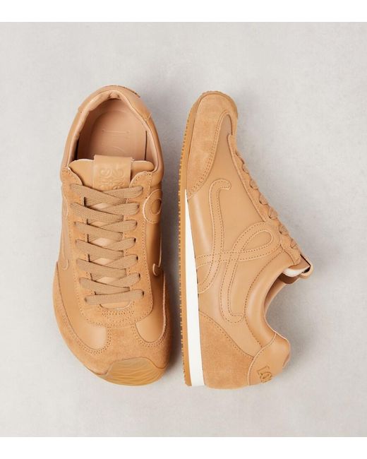 Loewe Brown Ballet Runner 2.0 Leather Sneakers