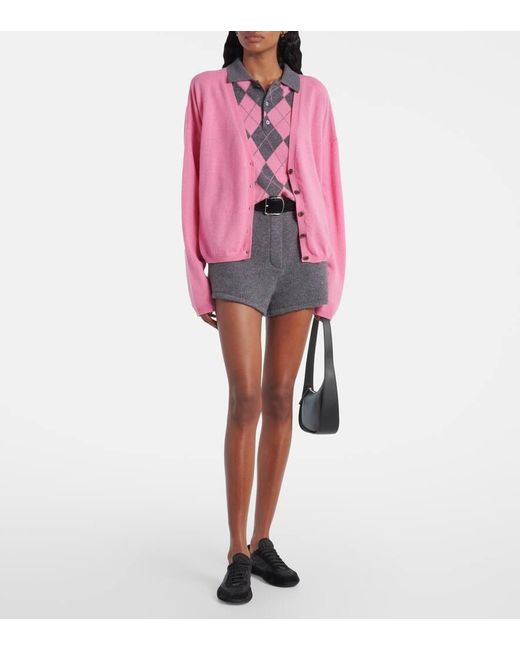 Lisa Yang Pink Abby Cashmere Cardigan