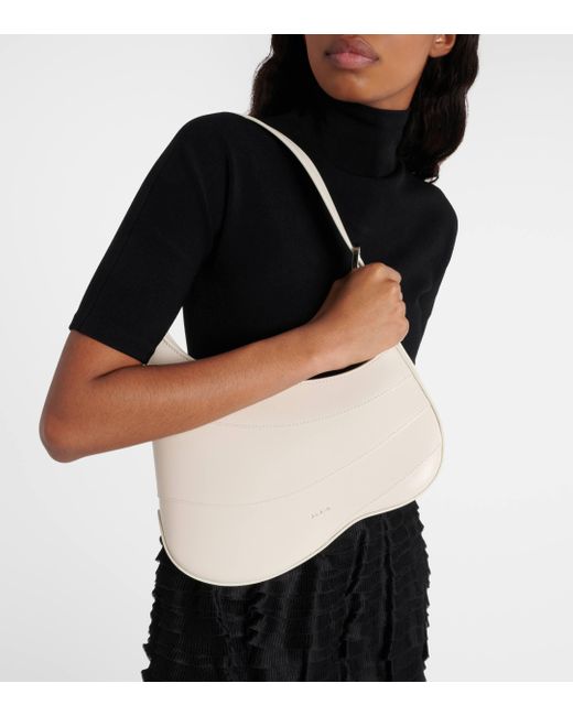 Alaïa White Leather Shoulder Bag