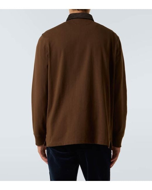 Polo Ralph Lauren Brown Polo Bear Cotton Polo Shirt for men