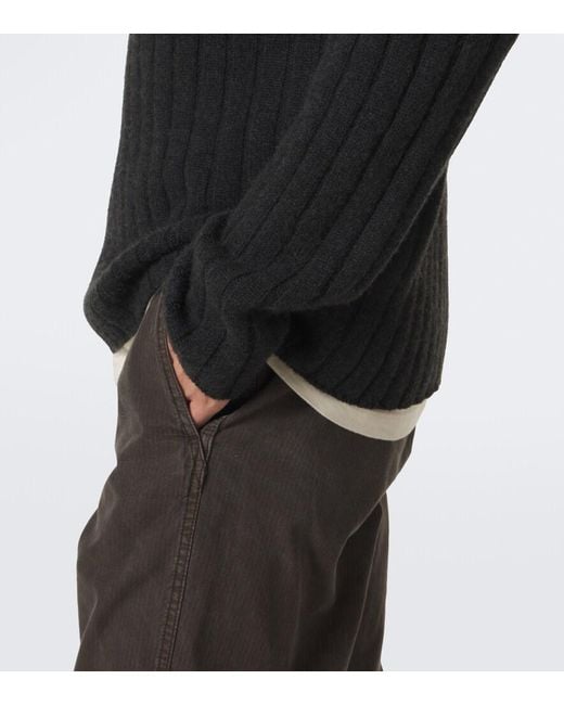 The Row Black Ettore Cashmere Sweater for men