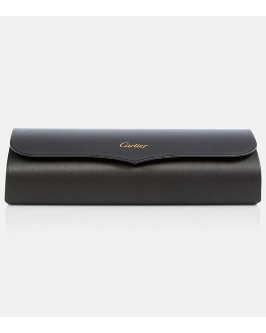 Cartier Brown Panthere De Cartier Square Sunglasses