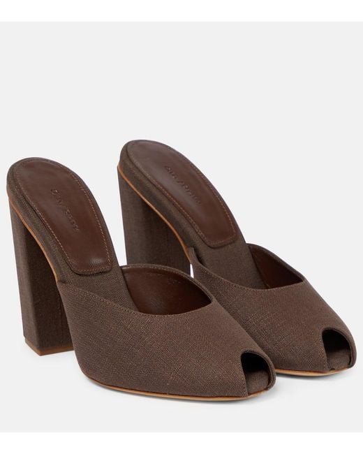 Gia Borghini Brown Rosie 38 Mules