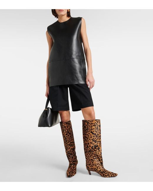 Totême  Brown 'The Wide Shaft' Boots