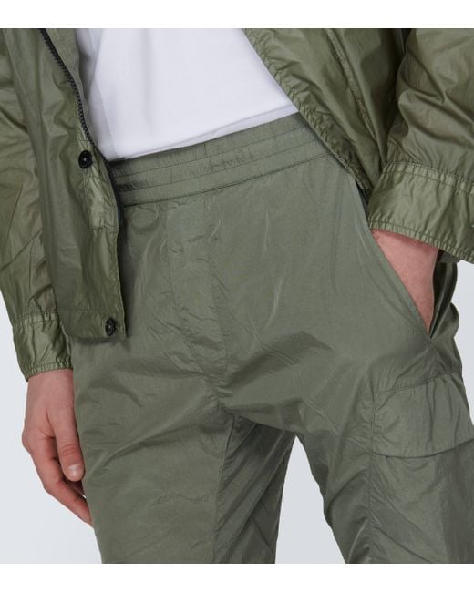 C P Company Green Chrome-r Sweatpants for men