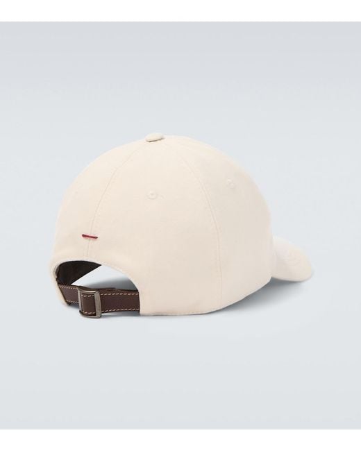 Cappello Da Baseball di Brunello Cucinelli in Natural da Uomo