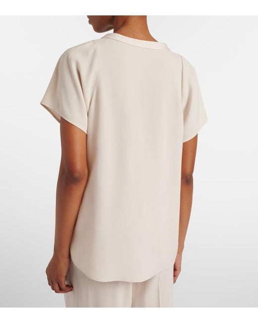 Joseph White Donna Crepe Top