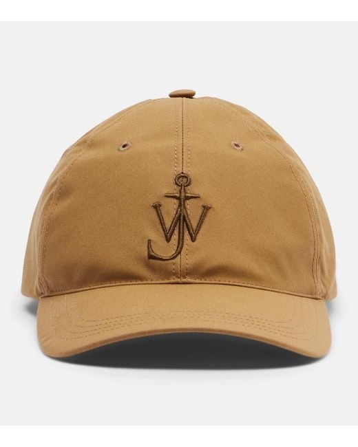J.W. Anderson Natural Logo Cotton Baseball Cap