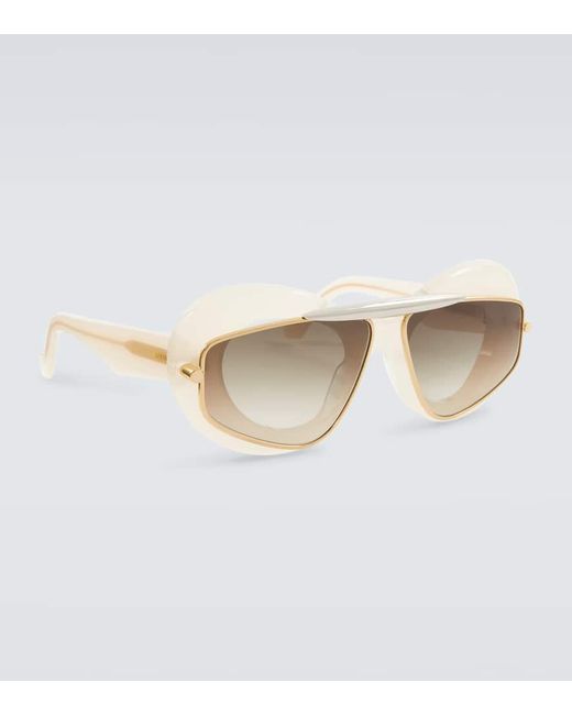 Loewe Cat-Eye-Sonnenbrille Wing in Natural für Herren