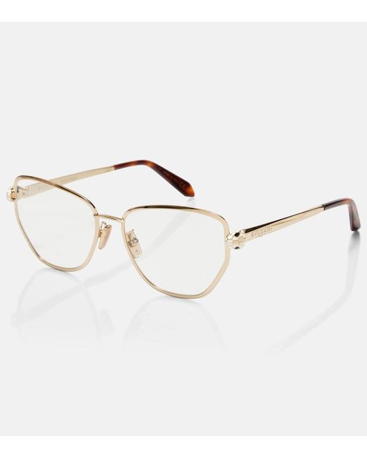 BVLGARI Natural Serpenti Forever Cat-Eye Glasses