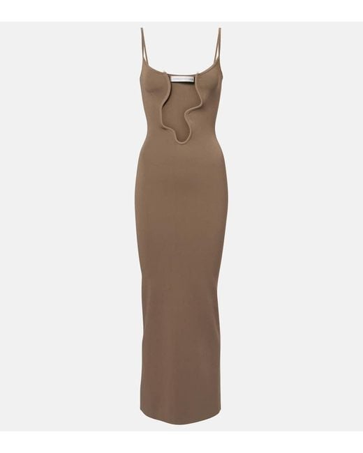 Vestido Largo Salacia Christopher Esber de color Brown