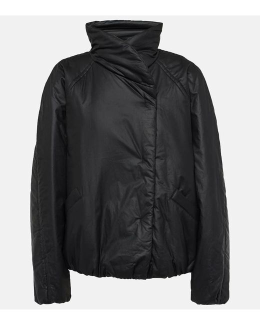 Isabel Marant Black Dylany Padded Cotton-blend Jacket