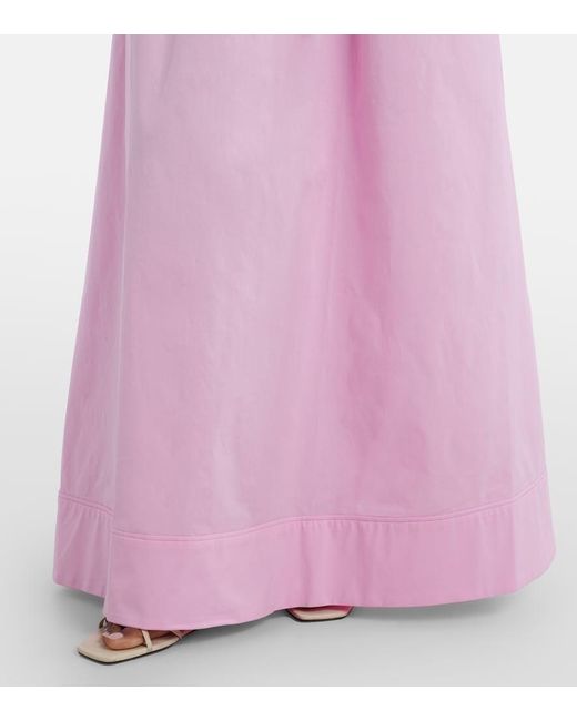 Adriana Degreas Pink Opulence Draped Cotton Corset