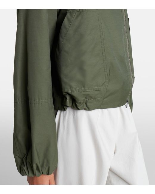 Vince Green Cotton-Blend Jacket