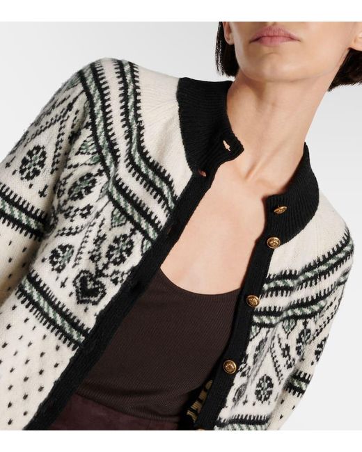 Cardigan Marc De Mezcla De Cachemir En Jacquard Khaite de color Multicolor