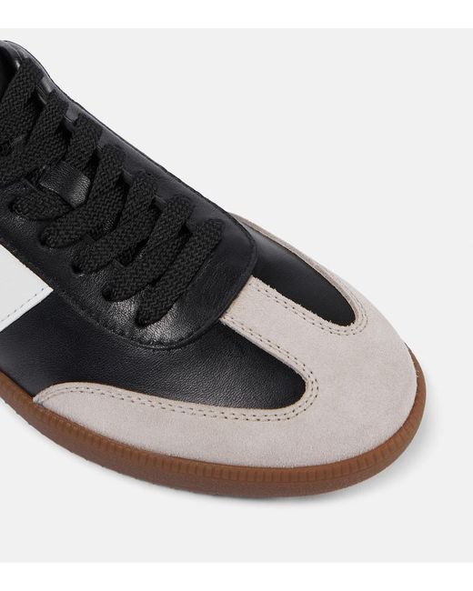 Sneakers Tabs in pelle con suede di Tod's in Black
