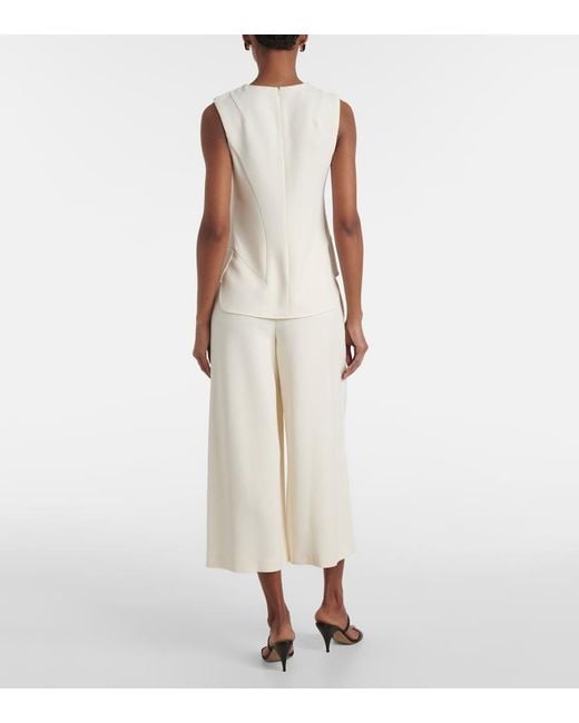 FFORME White Gilma Peplum Top
