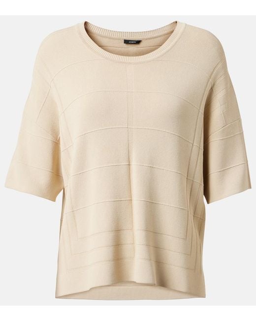 Top En Maille Joseph en coloris Natural