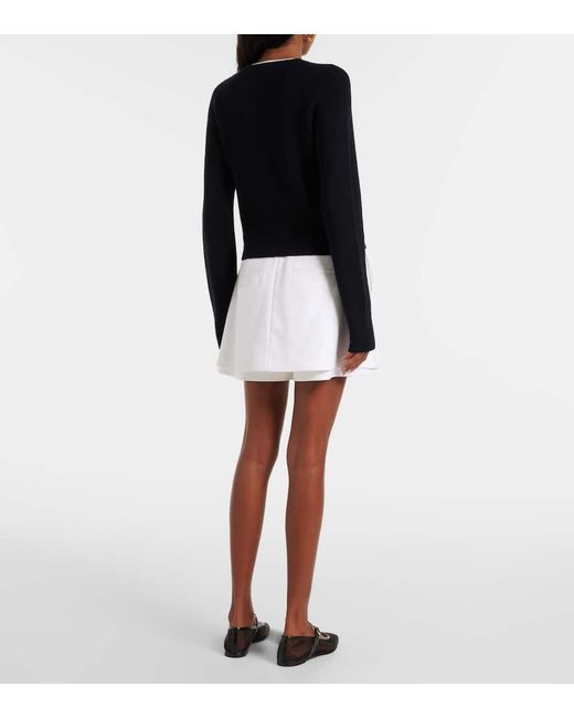 Vince Blue Pullover Aus Wolle Und Kaschmir