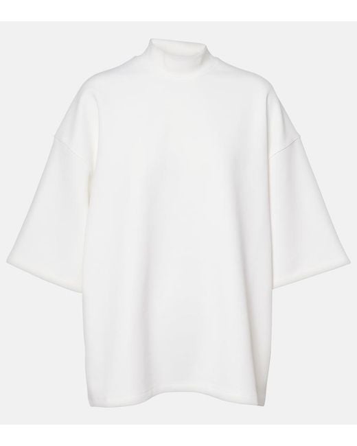 Wardrobe NYC White Semi Matte Top