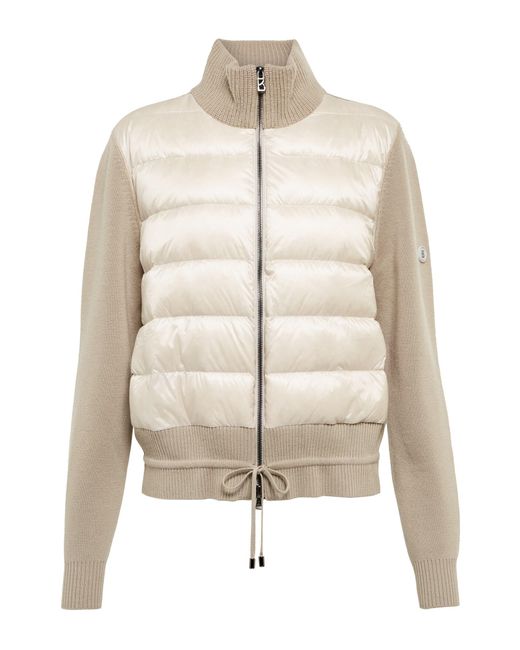 Bogner Wool Lorelei Quilted Jacket in Natural Lyst