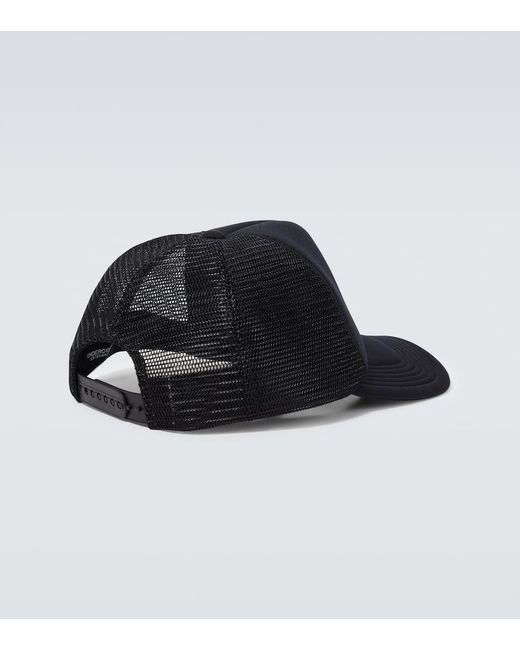 Cappello da baseball con stampa e mesh di Undercover in Black da Uomo