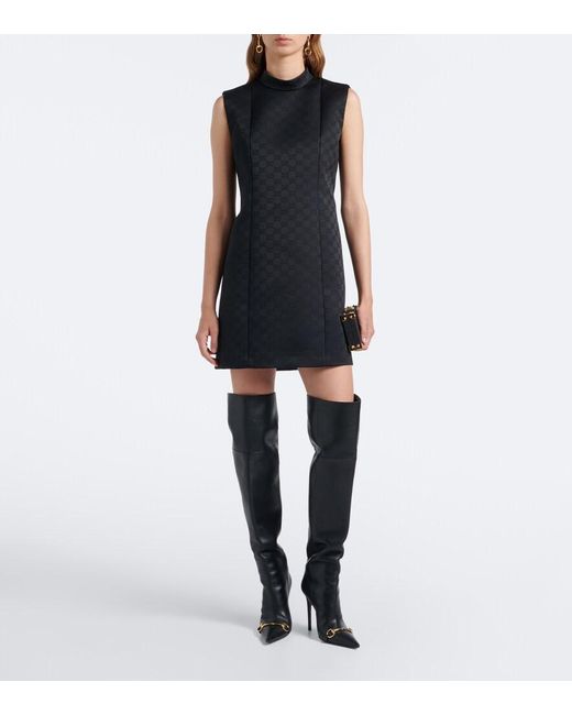 Gucci Black Donna Horsebit Over-The-Knee Boots