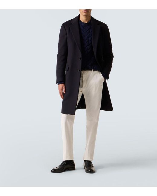 Gabriela Hearst Blue Cable-Knit Cashmere Sweater for men