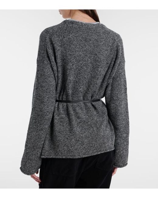 Velvet Black Alina Wool-Blend Cardigan