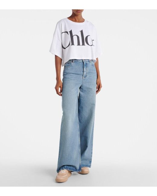 Chloé Pink Nama Suede Platform Sneakers