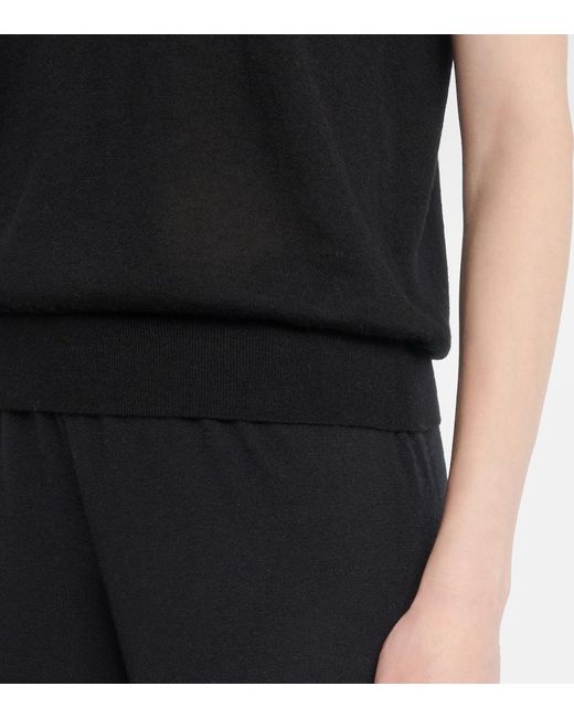 Lisa Yang Black Lauri Cashmere Sweater Vest