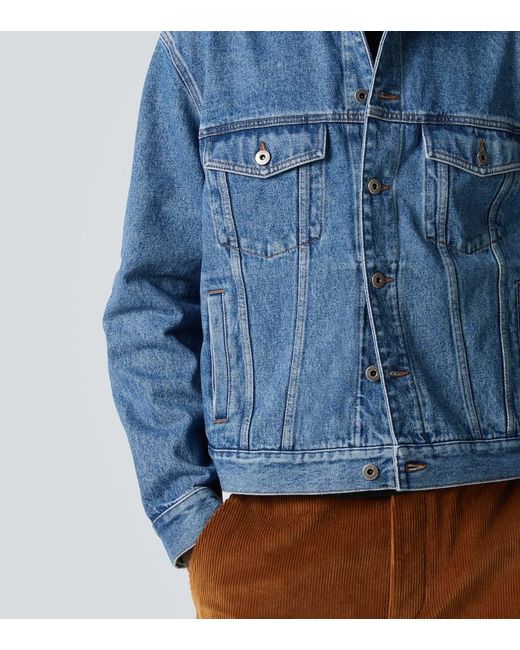 Loewe Blue Anagram Denim Jacket for men