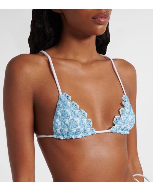Missoni Blue Crochet Bikini