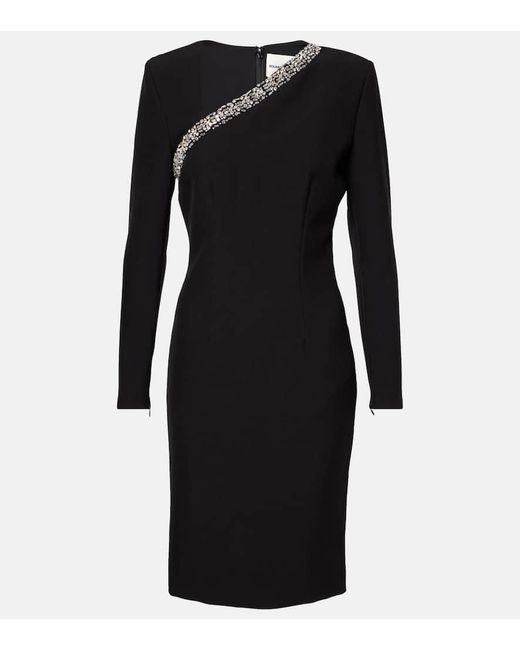 Abito Midi Con Cristalli di Roland Mouret in Black