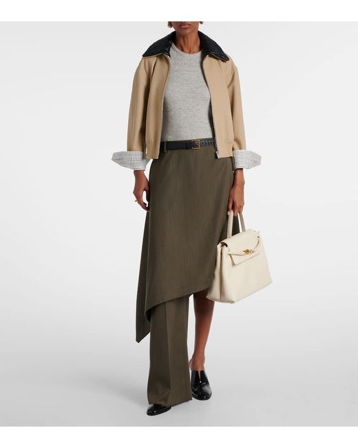 Bottega Veneta Natural Tote Bag Ciao Ciao Medium Aus Leder