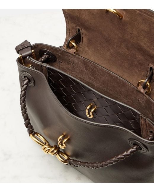 Bottega Veneta Black Ciao Ciao Small Leather Shoulder Bag