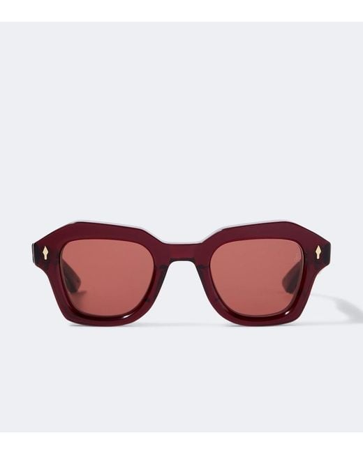 Jacques Marie Mage Red Eichler Square Sunglasses for men