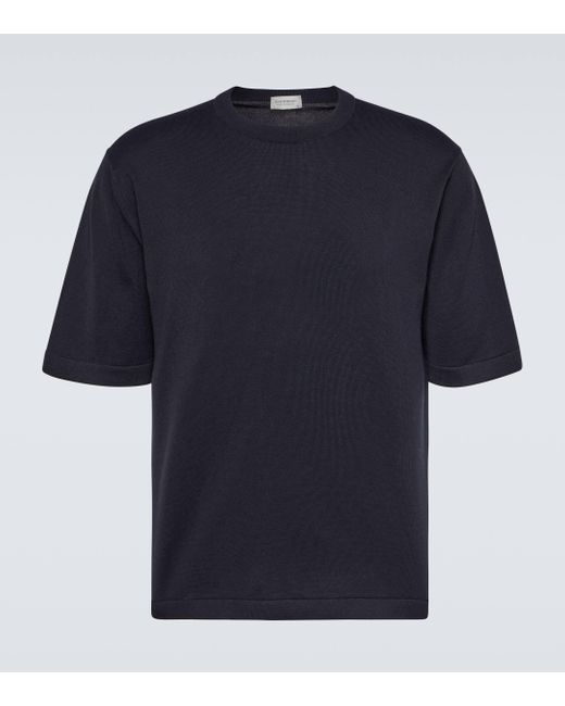T-shirt Tindall en coton John Smedley pour homme en coloris Blue