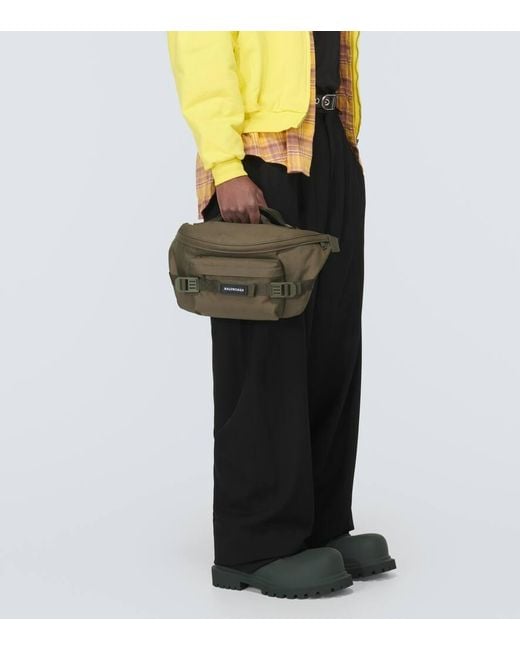 Marsupio Army Large di Balenciaga in Green da Uomo